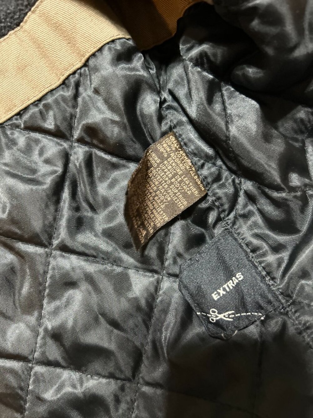 Vintage Aberdeen Authentic Canvas barn chore coat jacket;Leather Collar; XL; zip - Picture 3 of 15